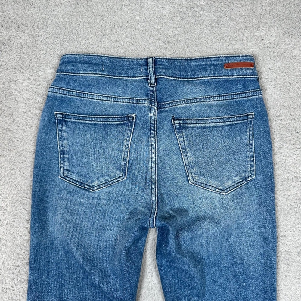 Pilcro and the Letterpress Anthropologie‎ High Rise Skinny Bootcut Jeans Blue 26 - Picture 4 of 11